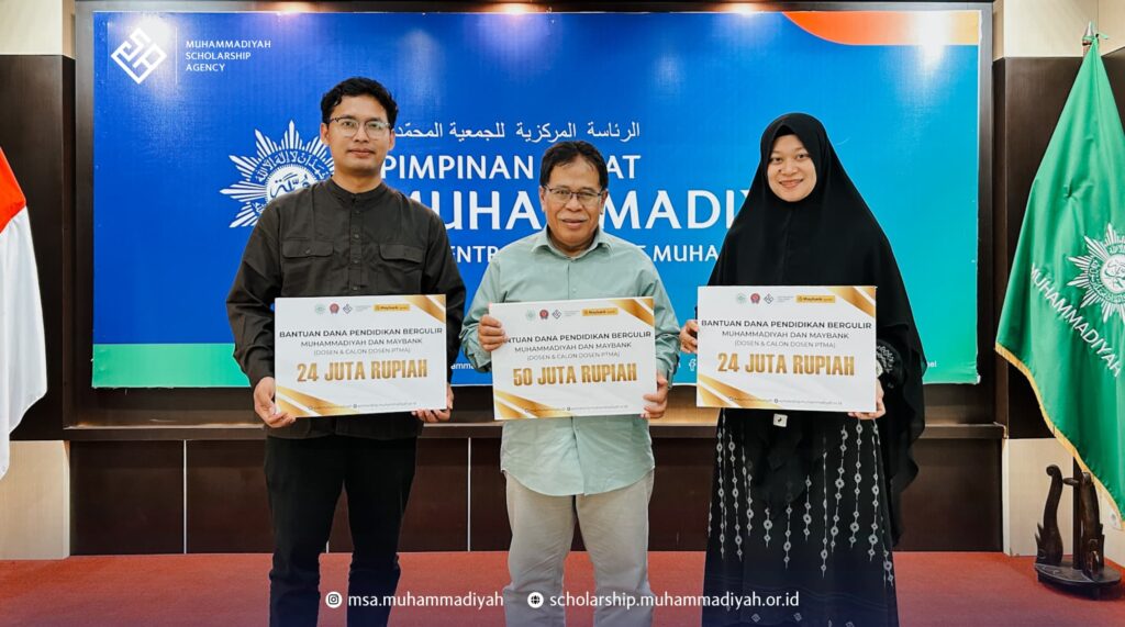 penerima manfaat bantuan Muhammadiyah Maybank