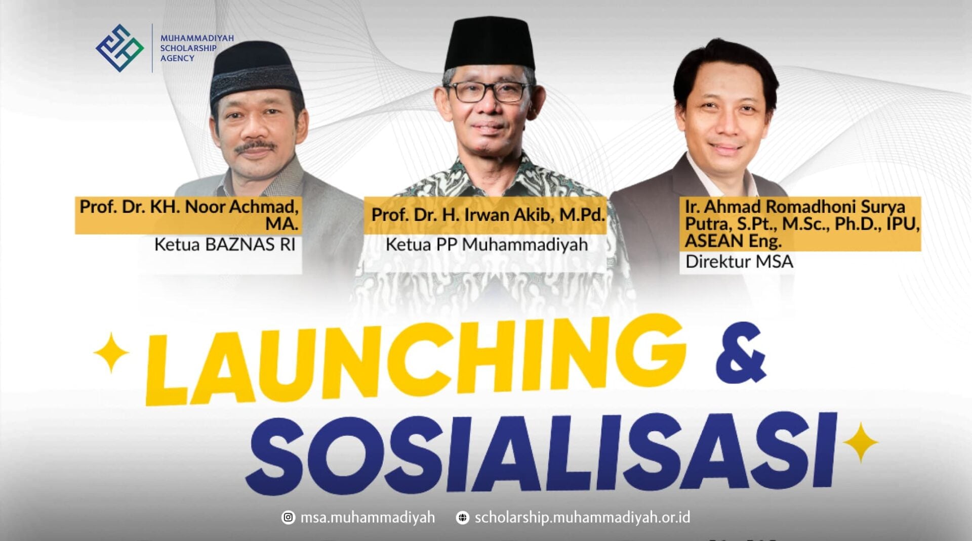 PP Muhammadiyah Bersama BAZNAS RI Luncurkan Program Bantuan Dana ...