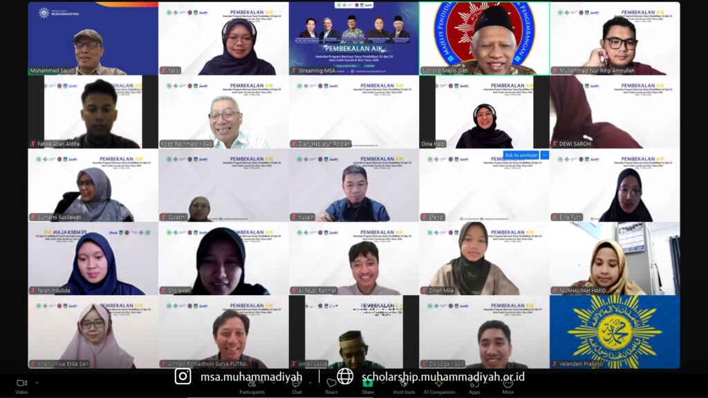 Awardee di Pembekalan AIK Program Bantuan Dana Bank Aladin Syariah & MSA 2026